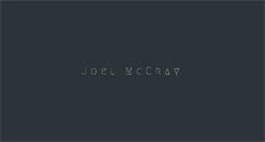 Desktop Screenshot of joelmccray.com